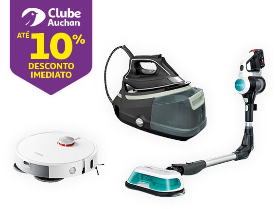 Campanha Eletrodom&eacute;sticos de Limpeza Auchan