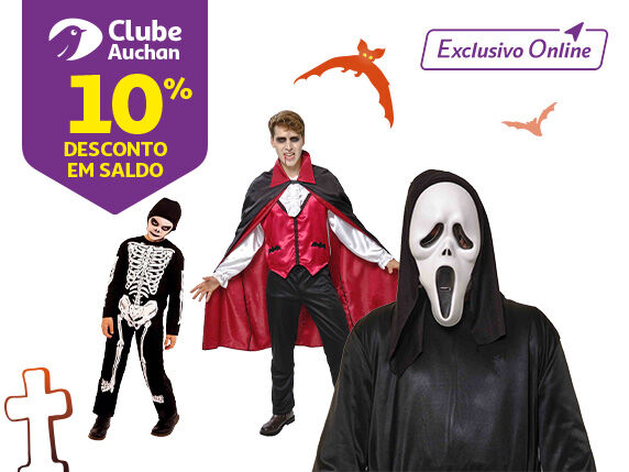 Campanha Antecipa&ccedil;&atilde;o Halloween Auchan