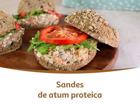 Sandes de atum proteica