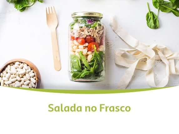 Salada no Frasco