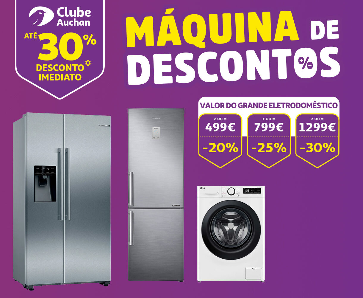 Campanha M&aacute;quina de Descontos Auchan