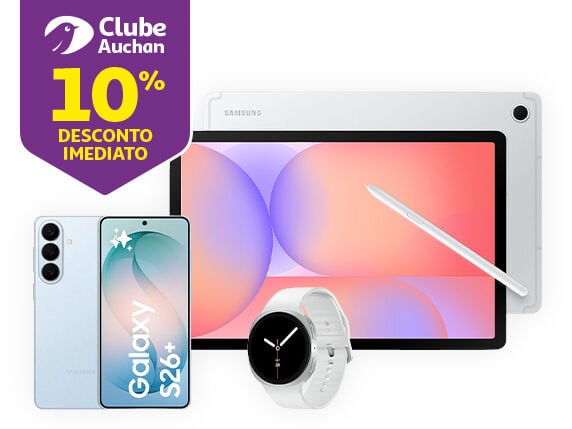 Campanha Sele&ccedil;&atilde;o de Produtos Samsung Auchan