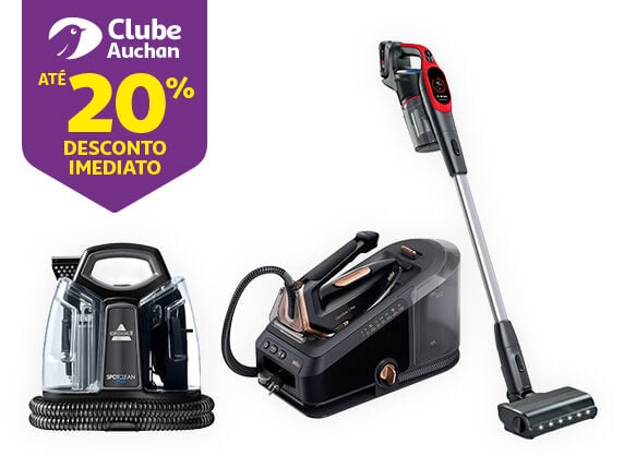 Campanha Eletrodom&eacute;sticos para Limpeza Auchan