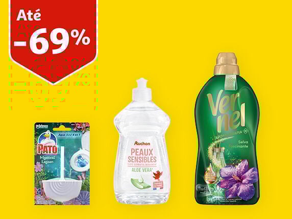 Campanha Limpeza e Cuidado do Lar Auchan