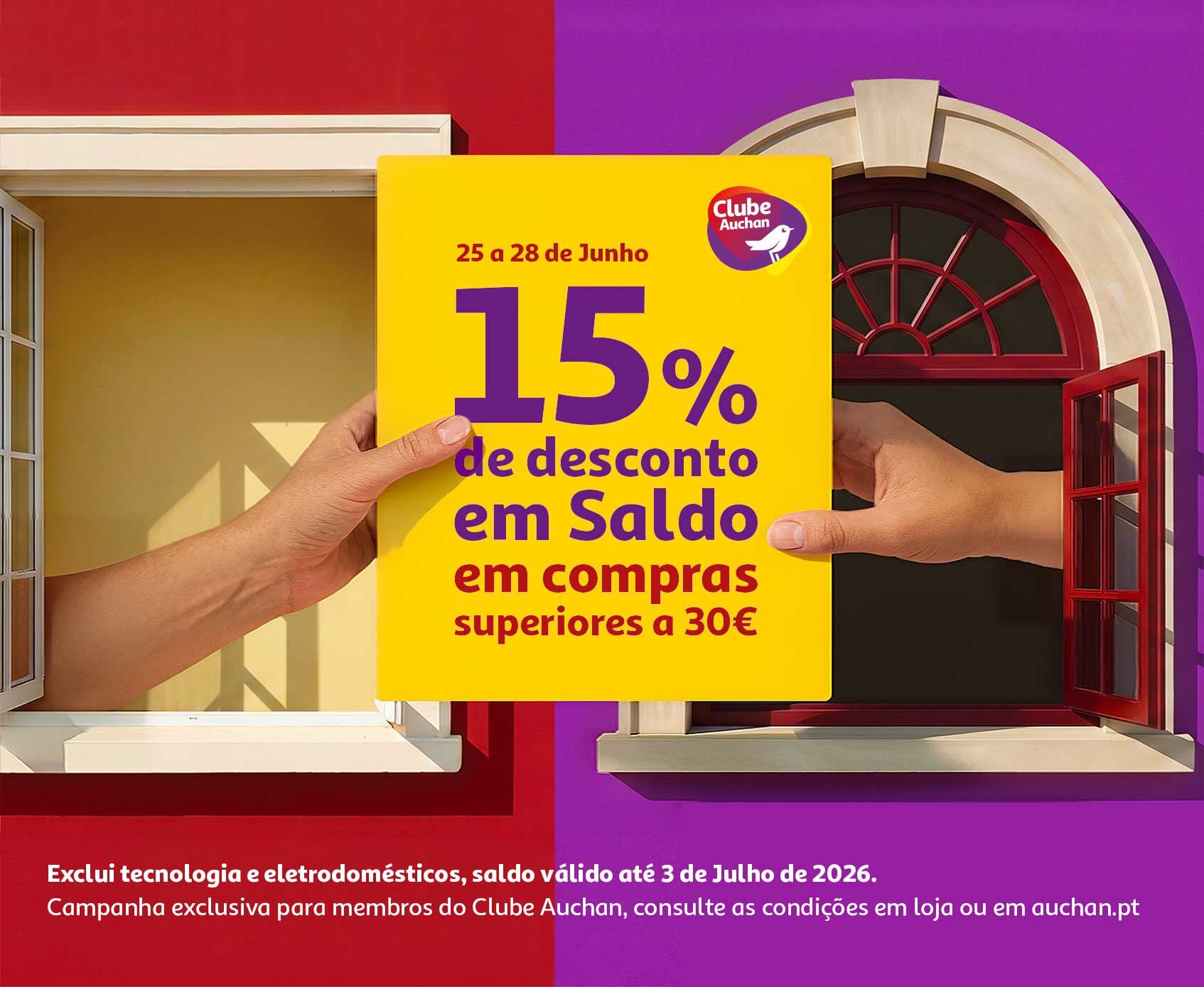 Campanha 15% em Saldo Auchan
