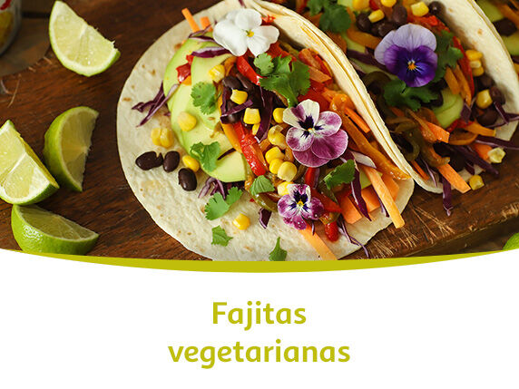 Fajitas vegetarianas