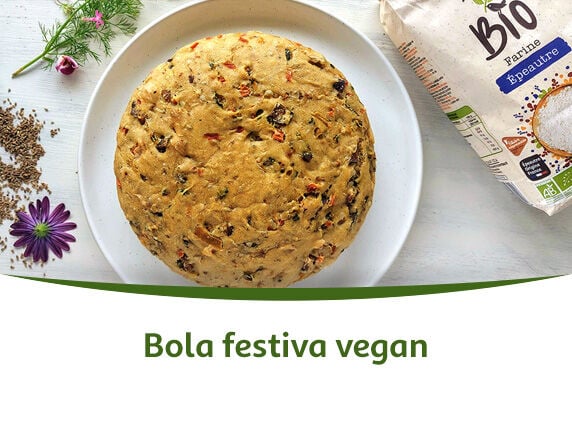 Bola festiva vegan
