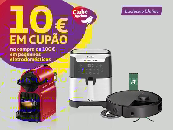 Campanha Pequenos Eletrodom&eacute;sticos Auchan