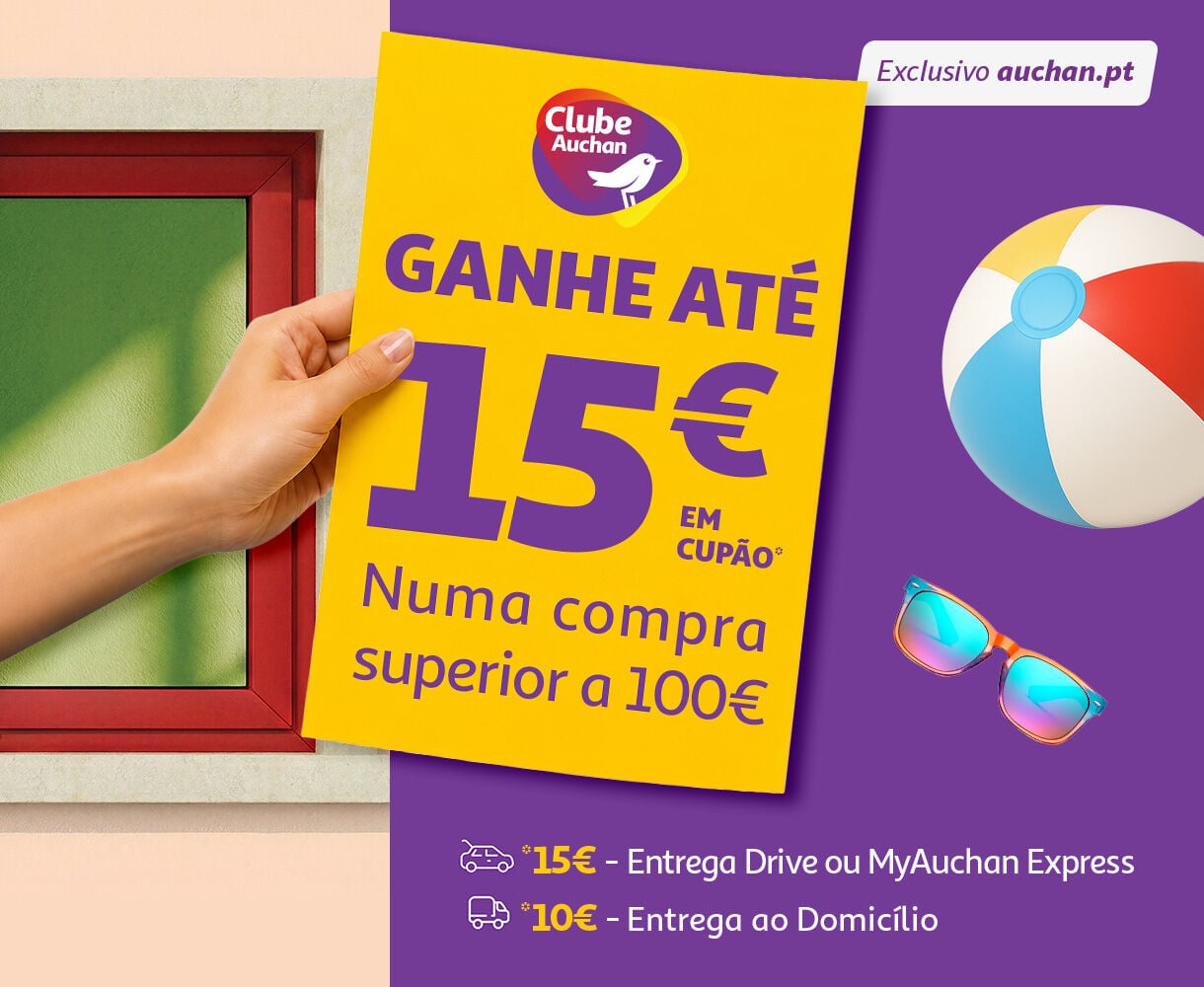 Campanha Oferta at&eacute; 15&euro; em cup&atilde;o