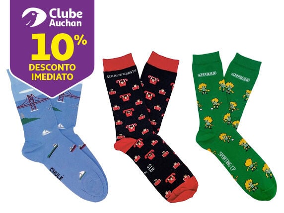 Campanha Meias Chul&eacute; Auchan