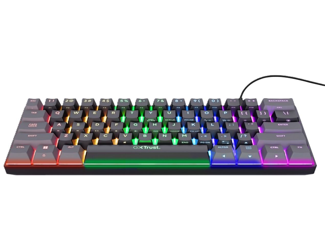 TECLADO GAMING TRUST 26351 GXT867 ACIRA 60 MINI image number 0