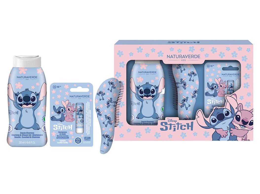 COFFRET NATURAVERDE STITCH GEL+STICK OFERTA ESCOVA image number 0