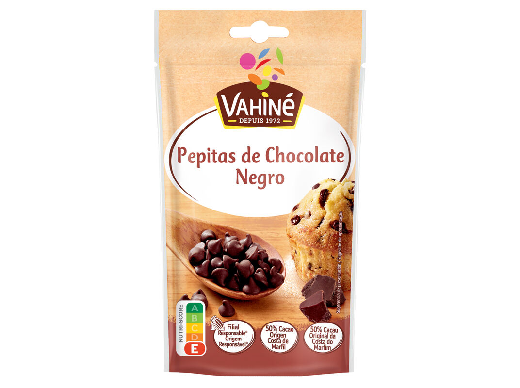 PEPITAS VAHIN&Eacute; CHOCOLATE NEGRO 100G