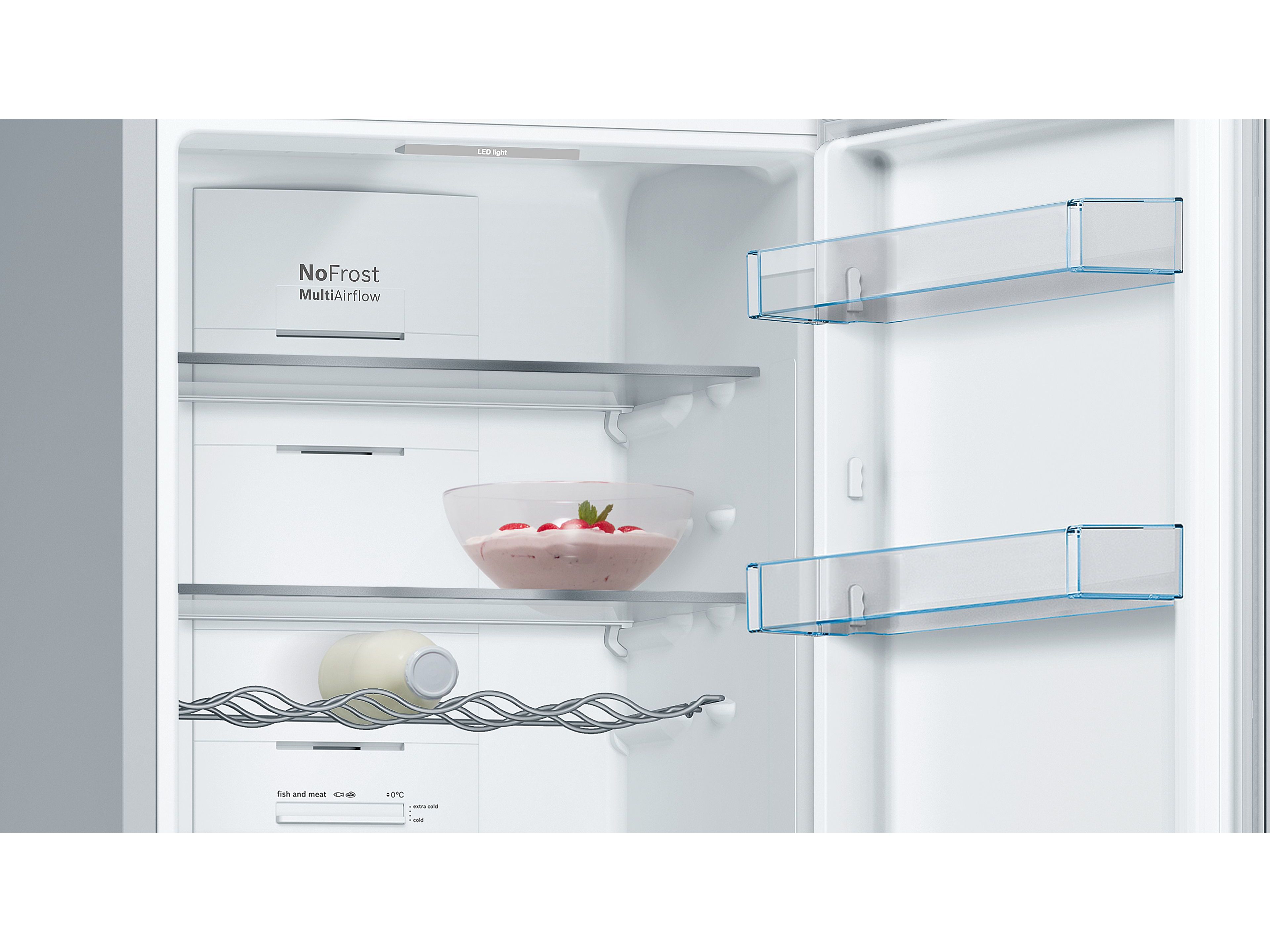 FRIGOR&Iacute;FICO COMBINADO BOSCH KGN36VLDB (NO FROST D 186CM 326L INOX) image number 4
