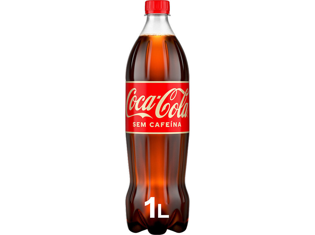 REFRIGERANTE COM G&Aacute;S COCA-COLA SEM CAFE&Iacute;NA 1L (SDR) image number 0