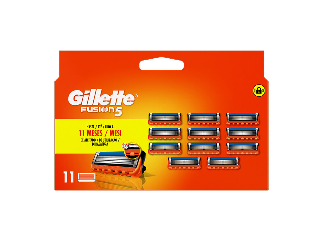 RECARGA DE L&Acirc;MINAS FUSION5 GILLETTE 11 UN