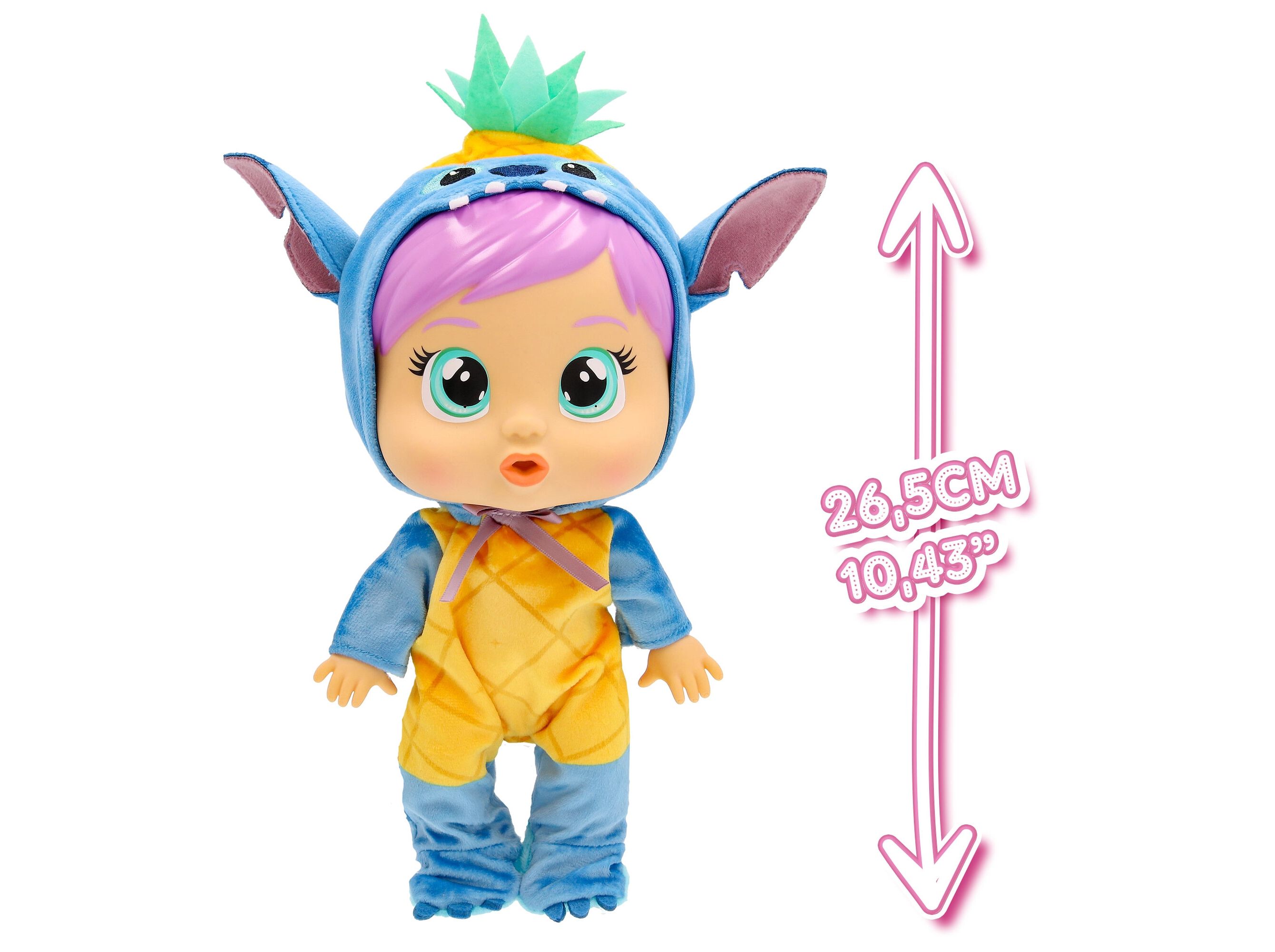 BEB&Eacute; CHOR&Atilde;O CRY BABIES LOVING CARE STITCH image number 2