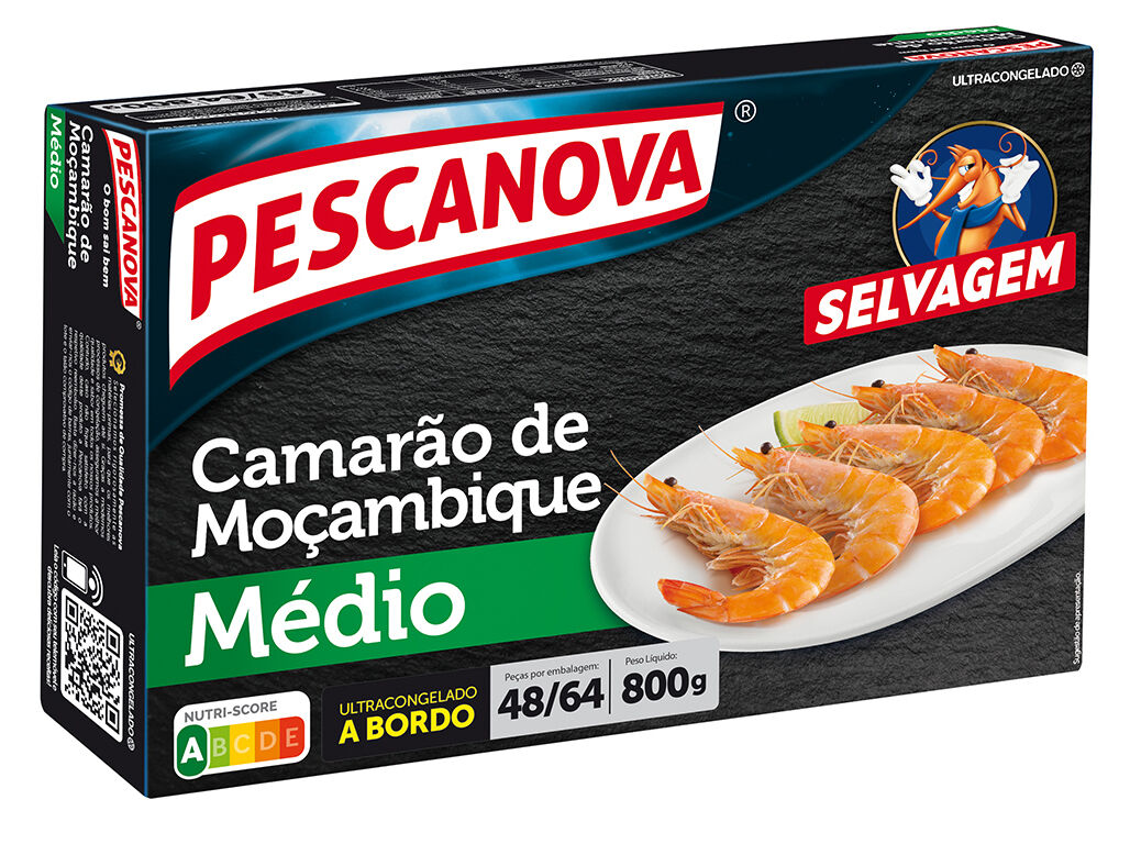 CAMAR&Atilde;O PESCANOVA MO&Ccedil;AMBIQUE M&Eacute;DIO 48-64 800G image number 0
