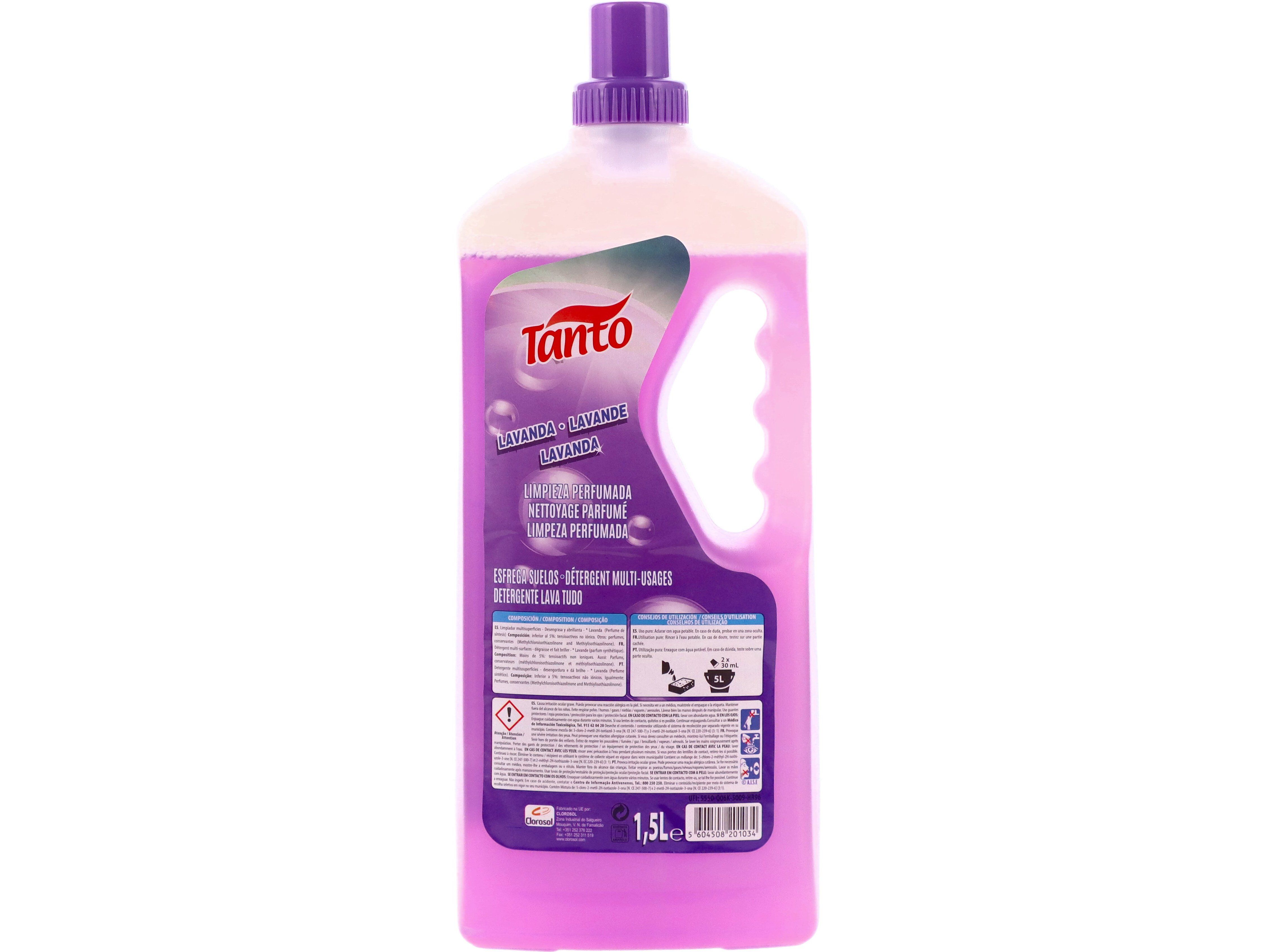 LAVA TUDO TANTO ANTIBACTERIANO LAVANDA 1.5L image number 1