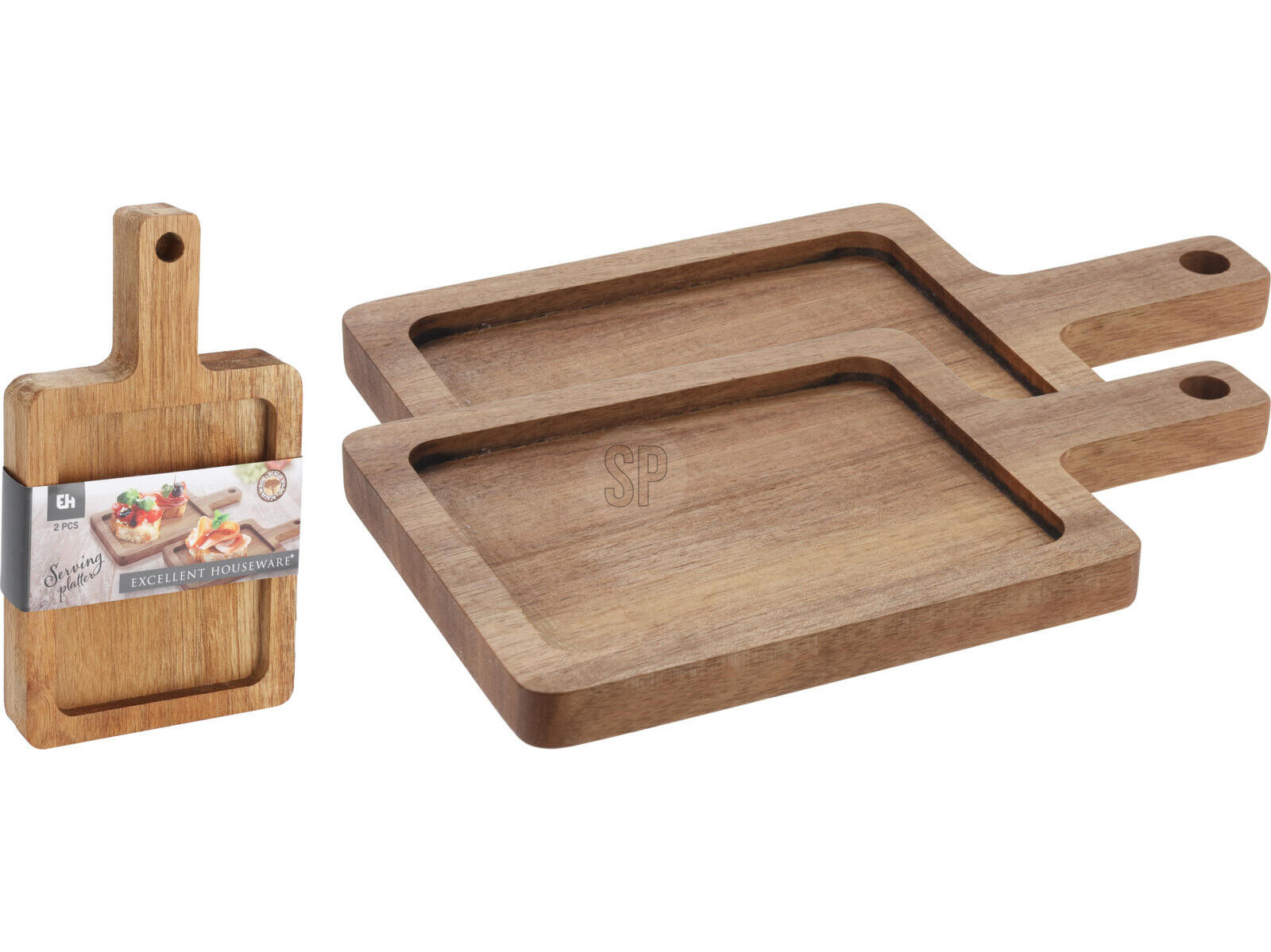 CONJUNTO 2 T&Aacute;BUAS SERVIR MADEIRA image number 1