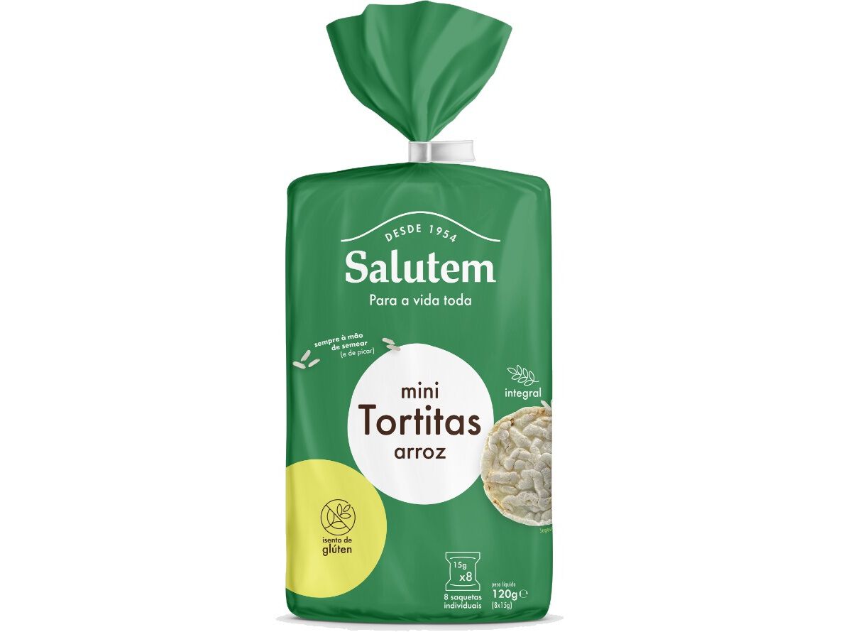 TORTITAS SALUTEM ARROZ MINI (8X15G) 120 G