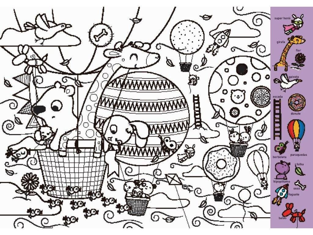 LIVRO 300 PALAVRAS COLORIR image number 1