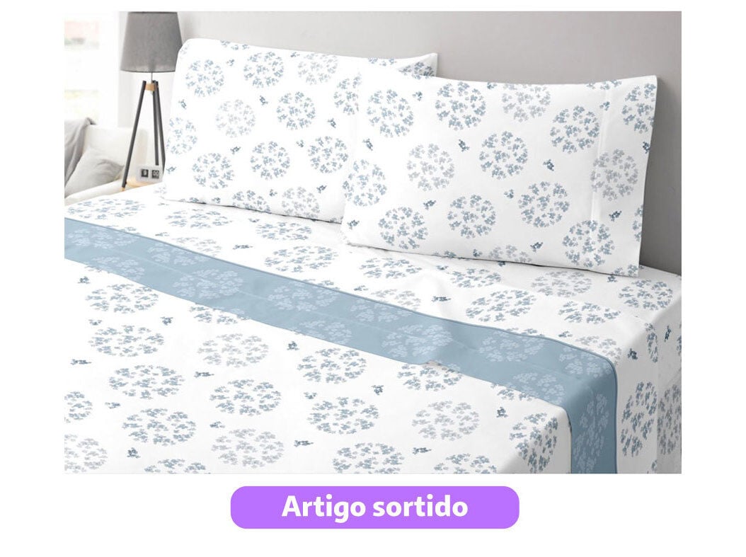 JOGO CAMA HOMESPECIAL 100% ALGOD&Atilde;O ESTAMPADO 260X270CM MODELOS SORTIDOS