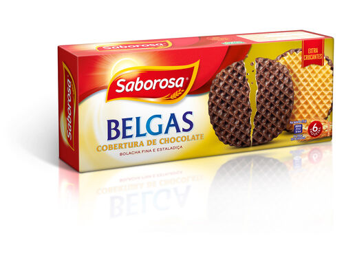 BOLACHA SABOROSA BELGA CHOCOLATE 198G