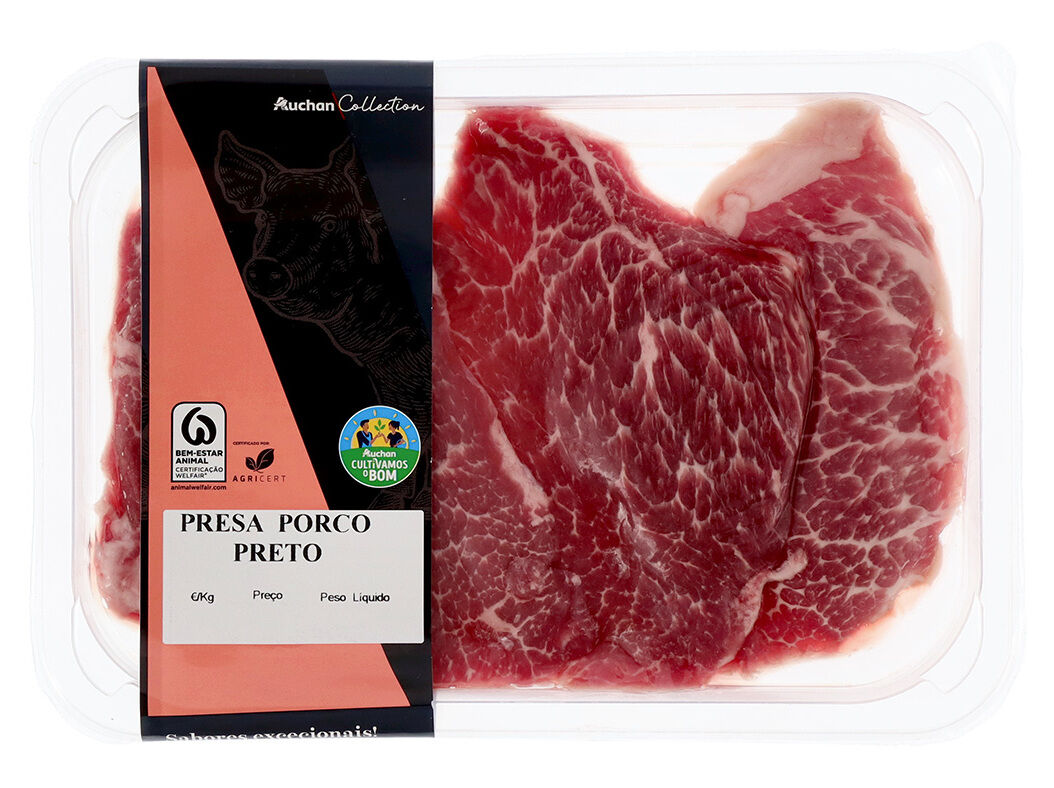 PRESA PORCO PRETO AUCHAN CULTIVAMOS O BOM 250GR