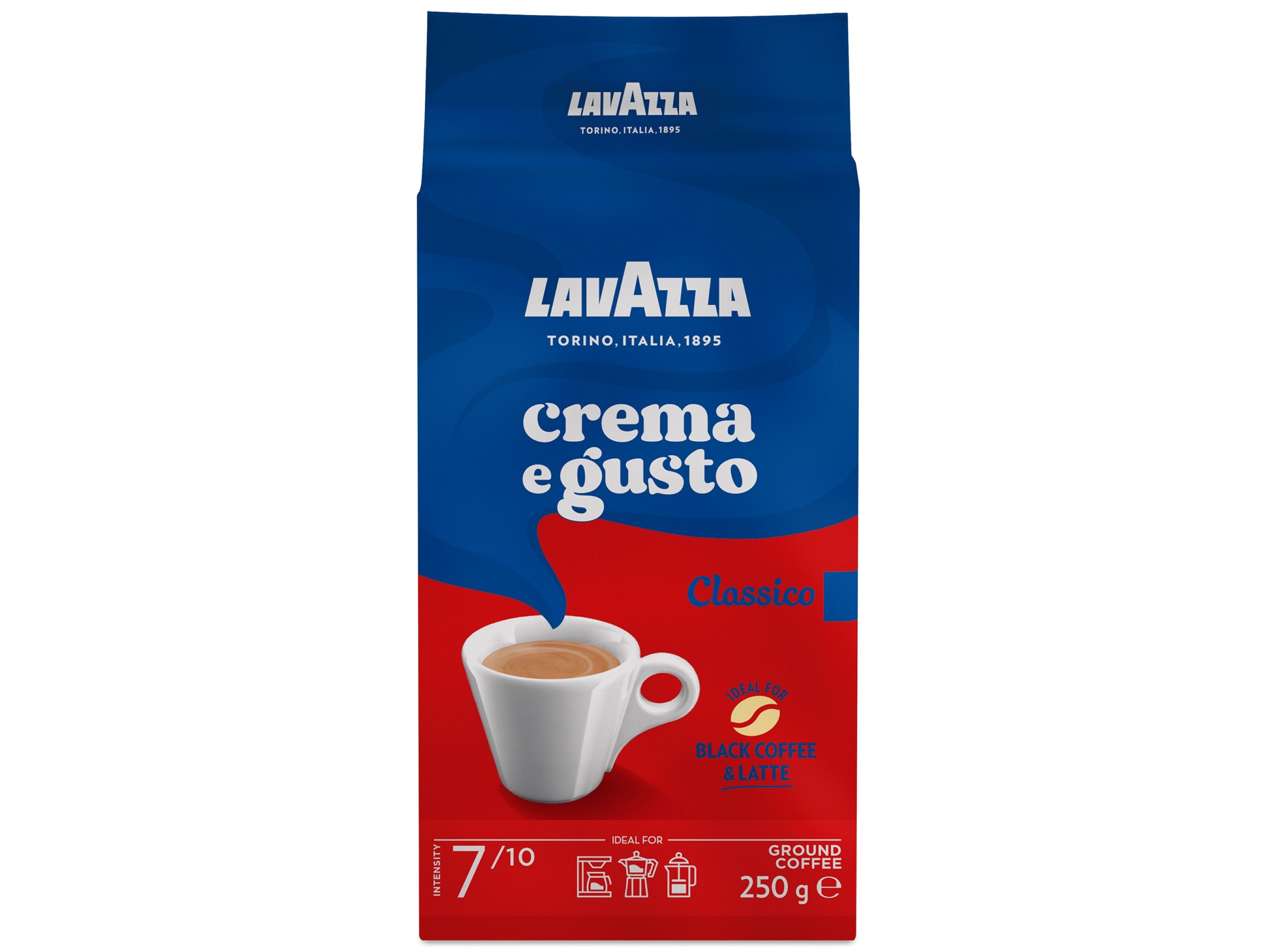 CAF&Eacute; LAVAZZA MO&Iacute;DO CREMA E GUSTO 250G image number 1