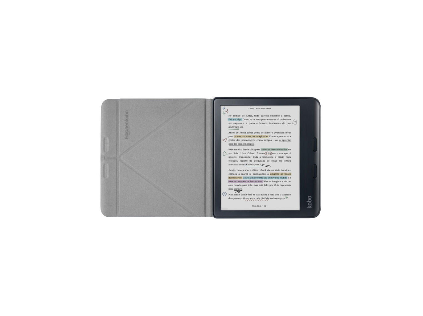 CAPA E-BOOK KOBO LIBRA SPCOVER 7" PRETO image number 1