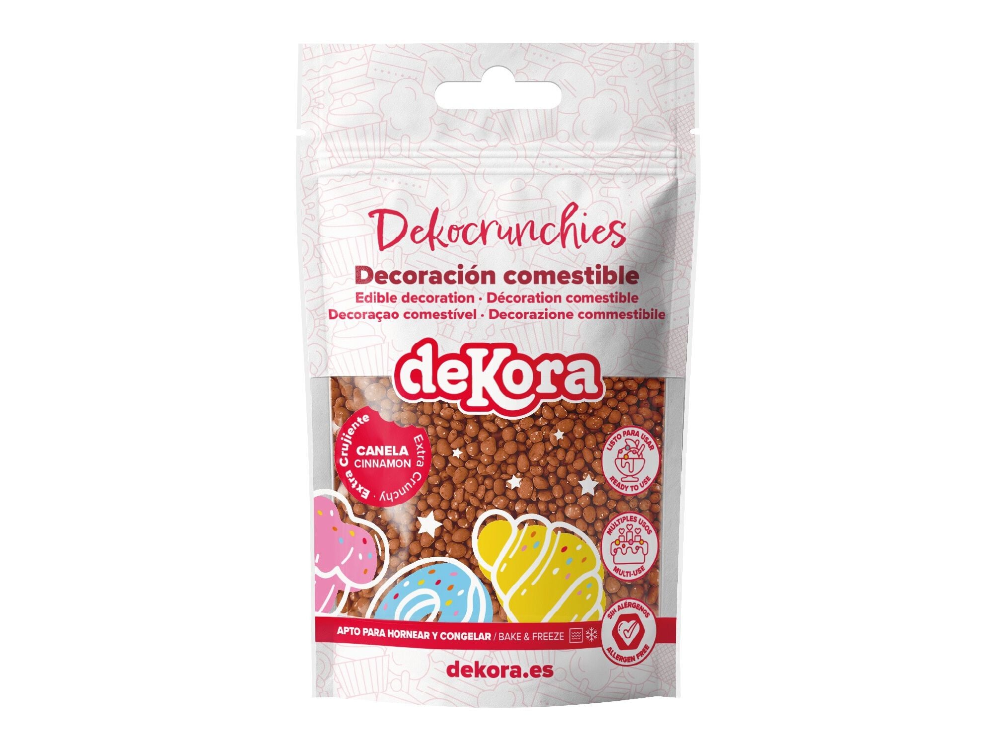 DEKOCRUNCHIES DEKORA CANELA 100G