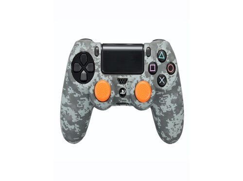 CAPA SILICONE+GRIPS PS4 FR-TEC CAMO PIXEL image number 1