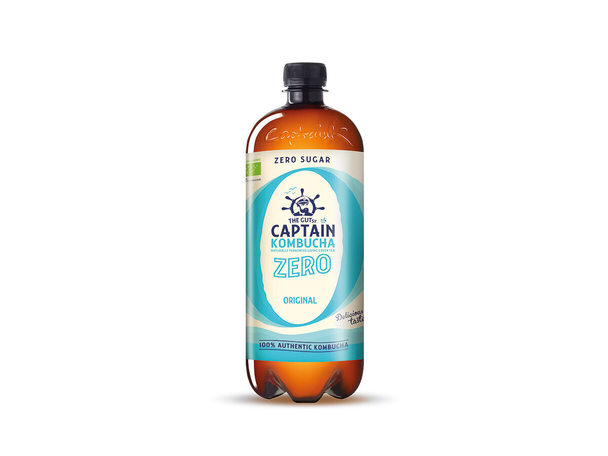 KOMBUCHA THE GUTSY CAPTAIN ORIGINAL ZERO BIO 1L (SDR) image number 1