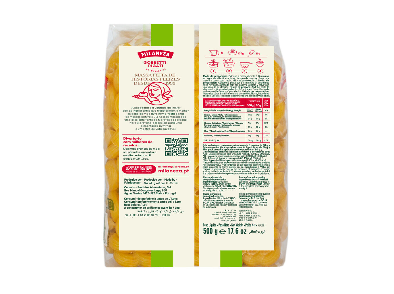 COTOVELOS MILANEZA GROSSOS RISCADOS 500G image number 1