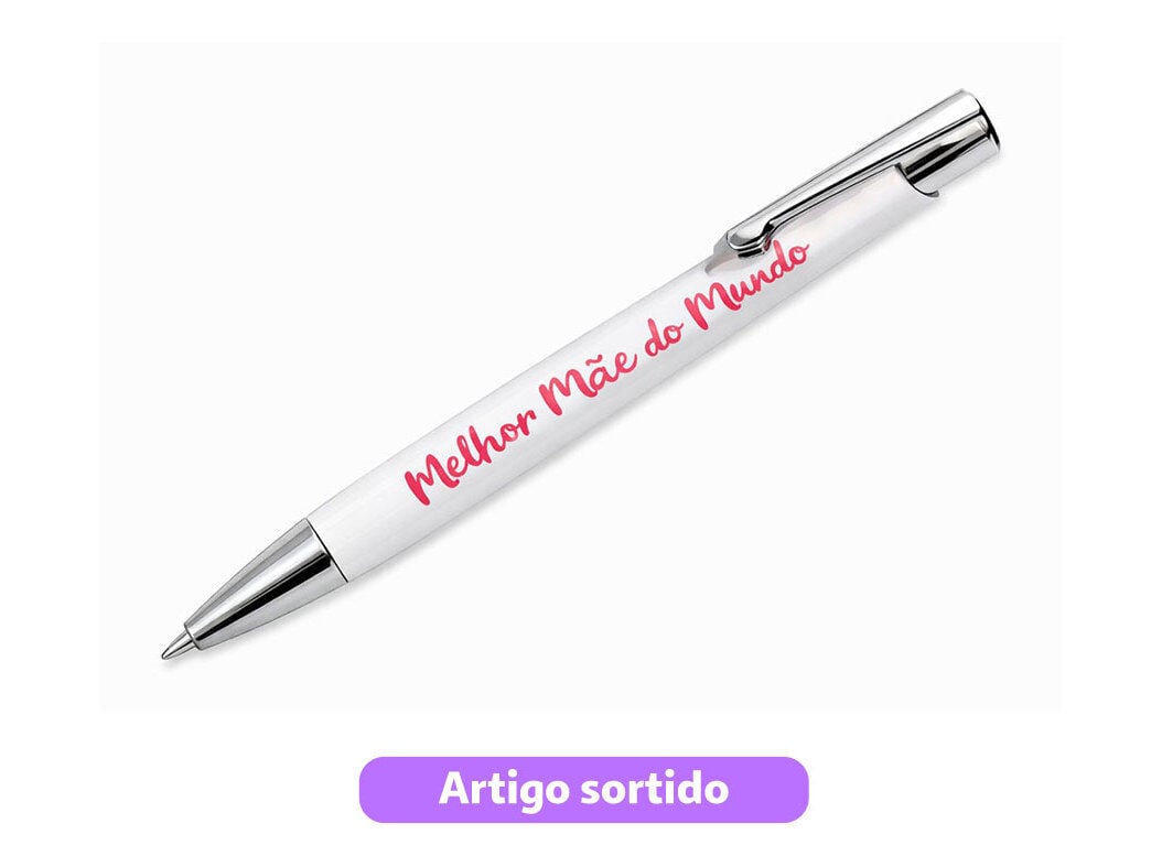 ESFEROGR&Aacute;FICA MET&Aacute;LICA TOPBRANDS DIA DA M&Atilde;E MODELOS SORTIDOS