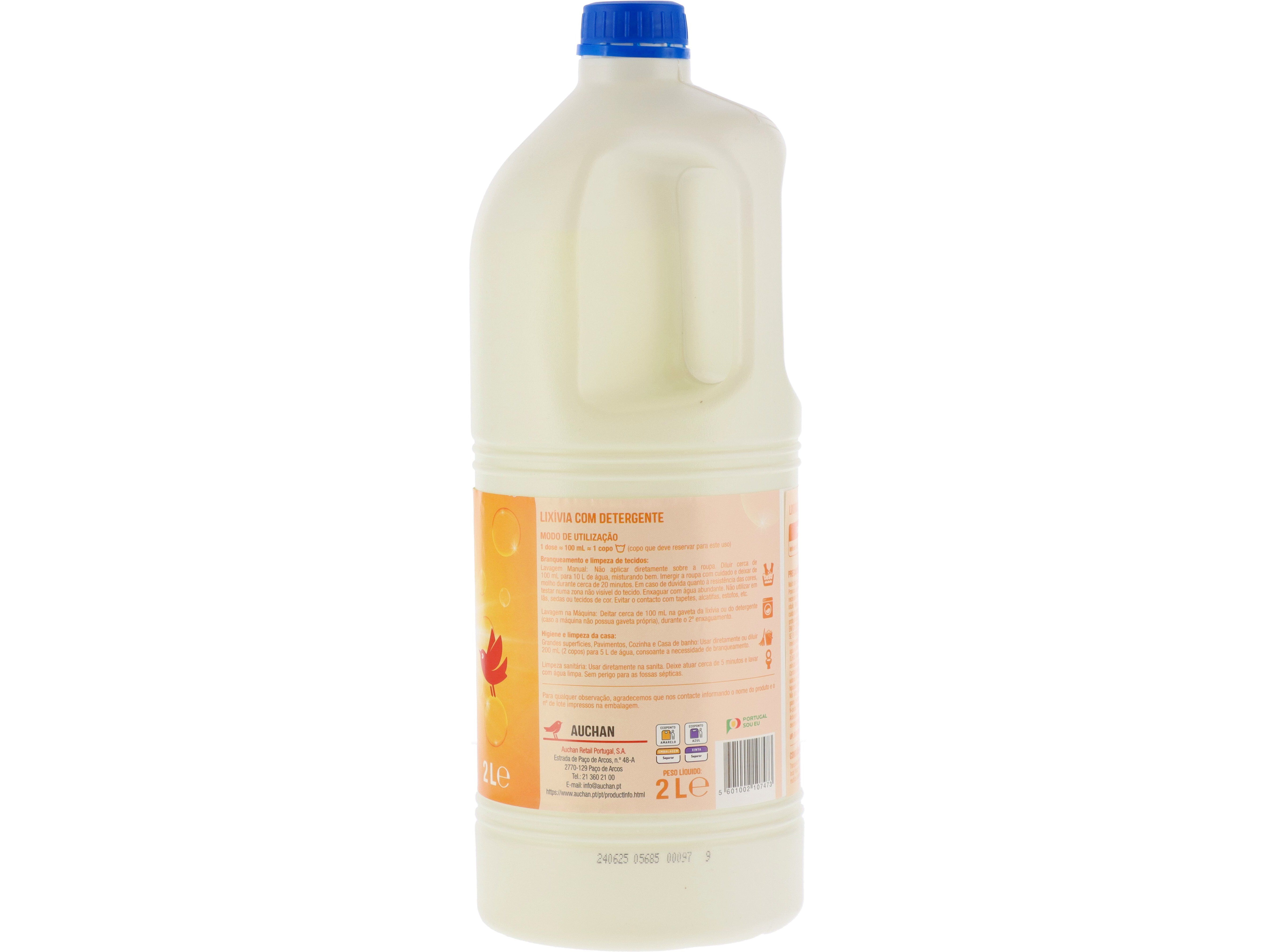 LIX&Iacute;VIA AUCHAN COM DETERGENTE 2L image number 1