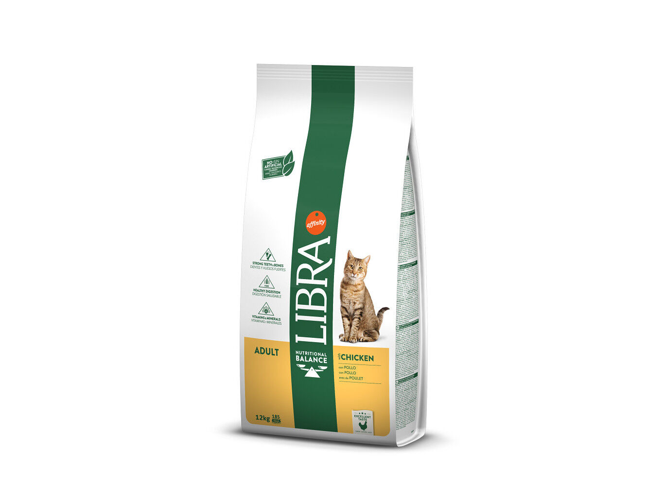 RA&Ccedil;&Atilde;O GATO LIBRA ADULTO FRANGO 12KG image number 1