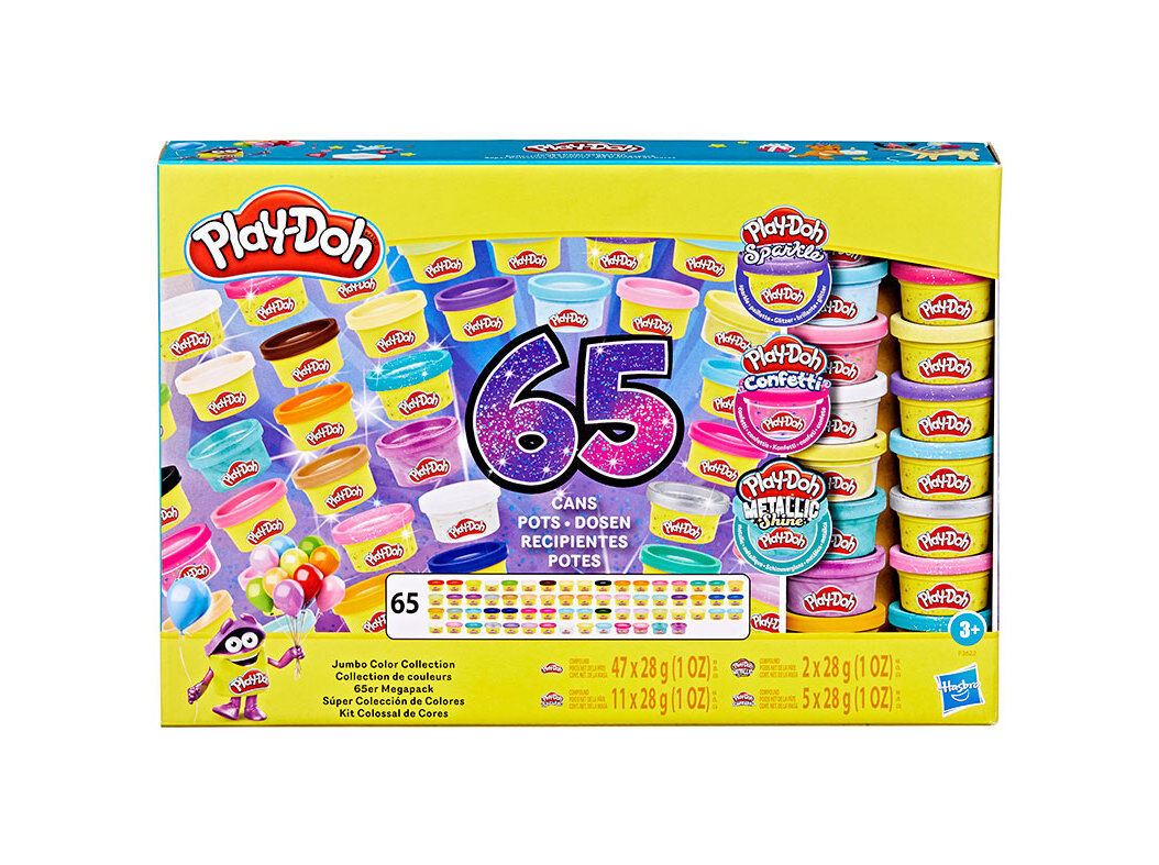 PLASTICINA PLAYDOH COLE&Ccedil;&Atilde;O JUMBO image number 0