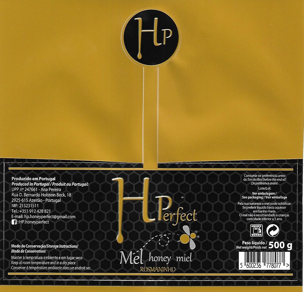 MEL HPERFECT ROSMANINHO 500G image number 1