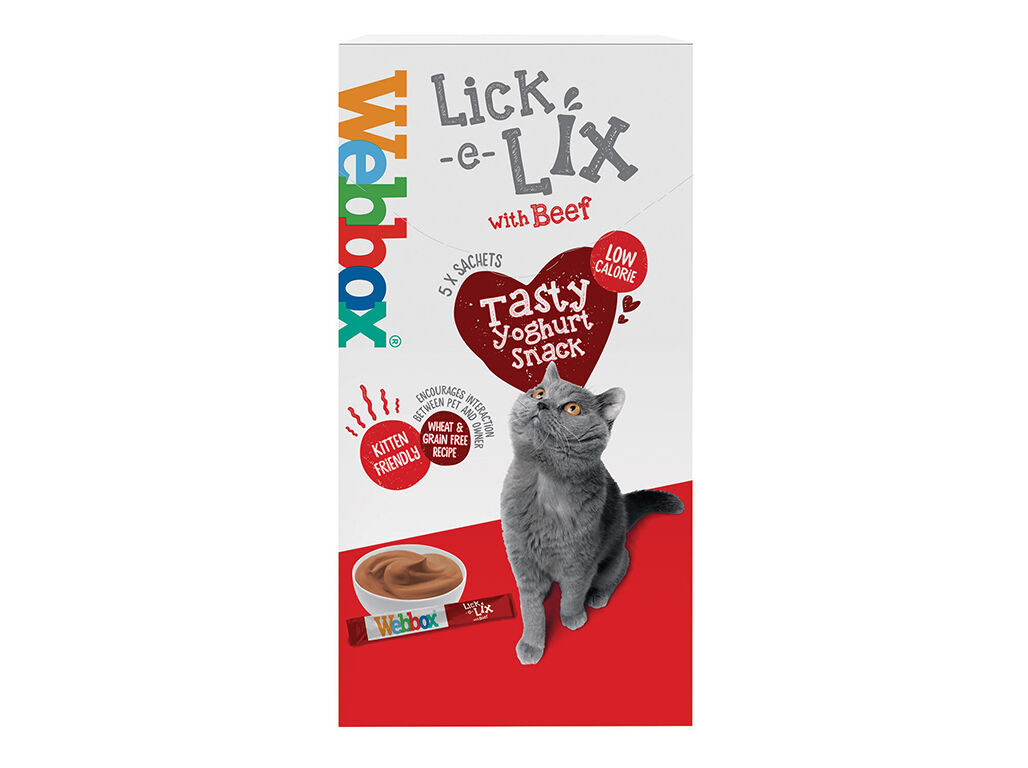 SNACKS GATO LICK LIX WEBBOX IOGURTE VACA 5X15G image number 1