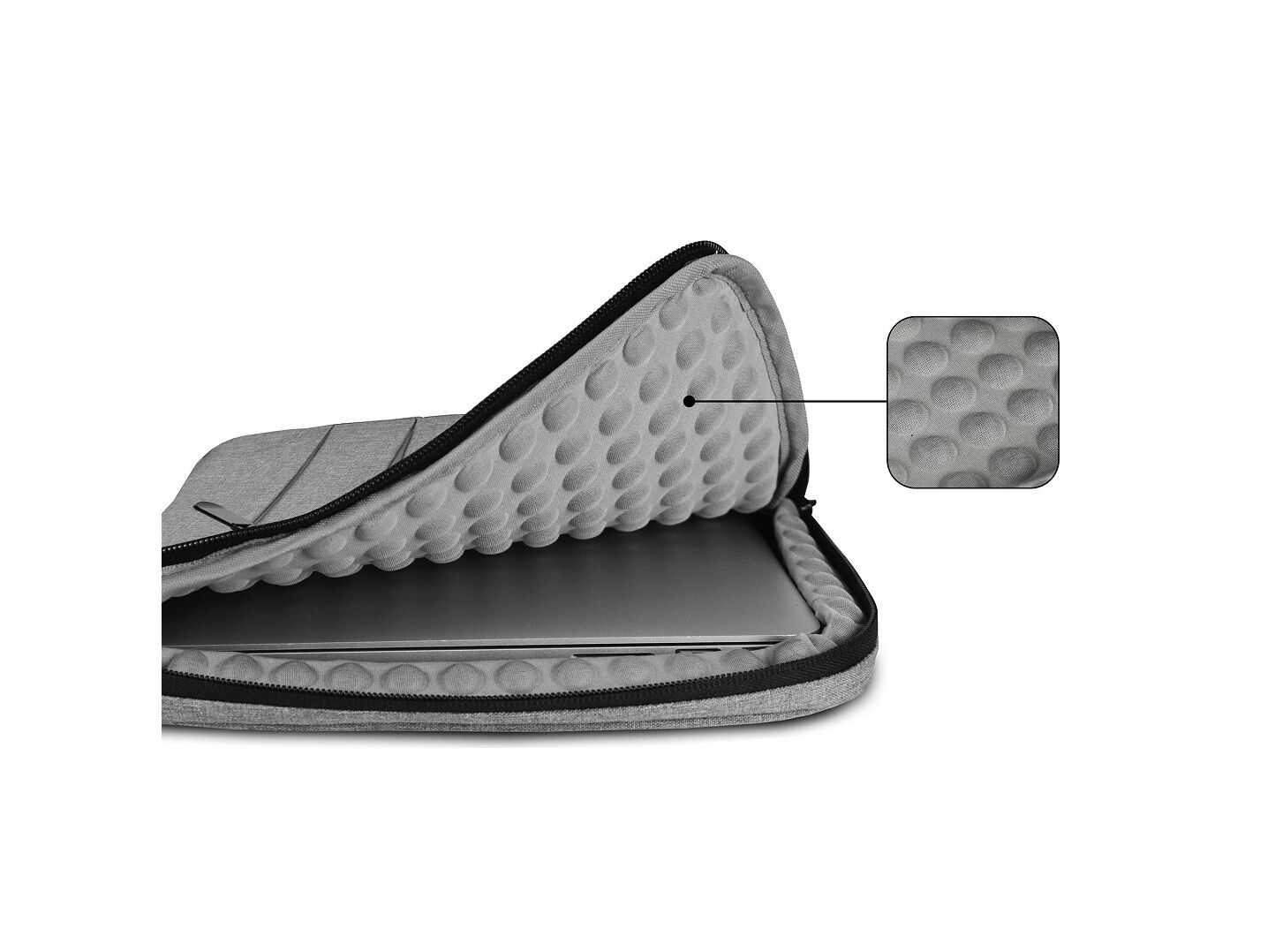 MALA PARA PC SUBBLIM SLEEVE 13.3-14'' CINZA image number 3