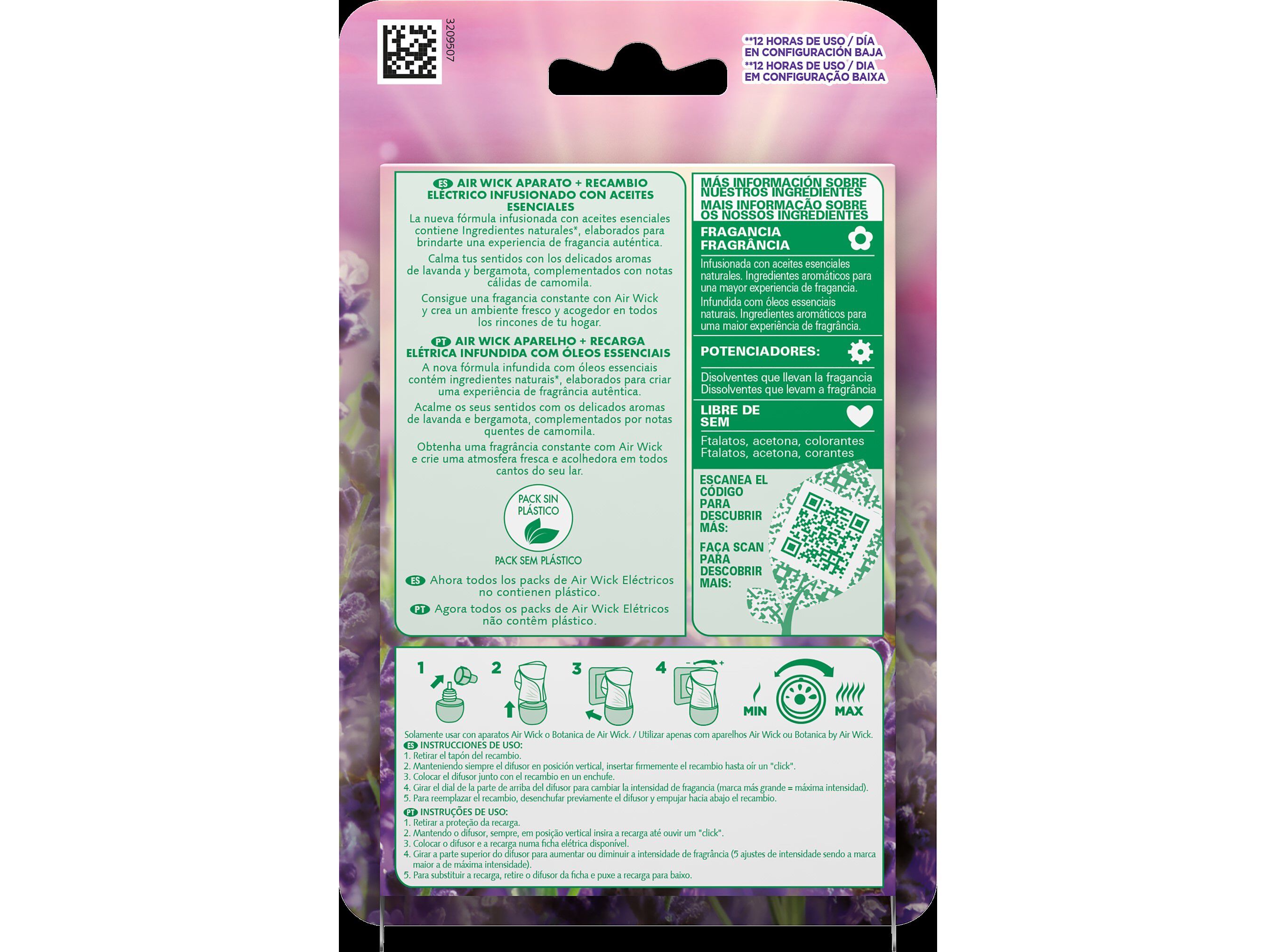 AMBIENTADOR EL&Eacute;TRICO AIRWICK CAMPO LAVANDA APA 1UN image number 1