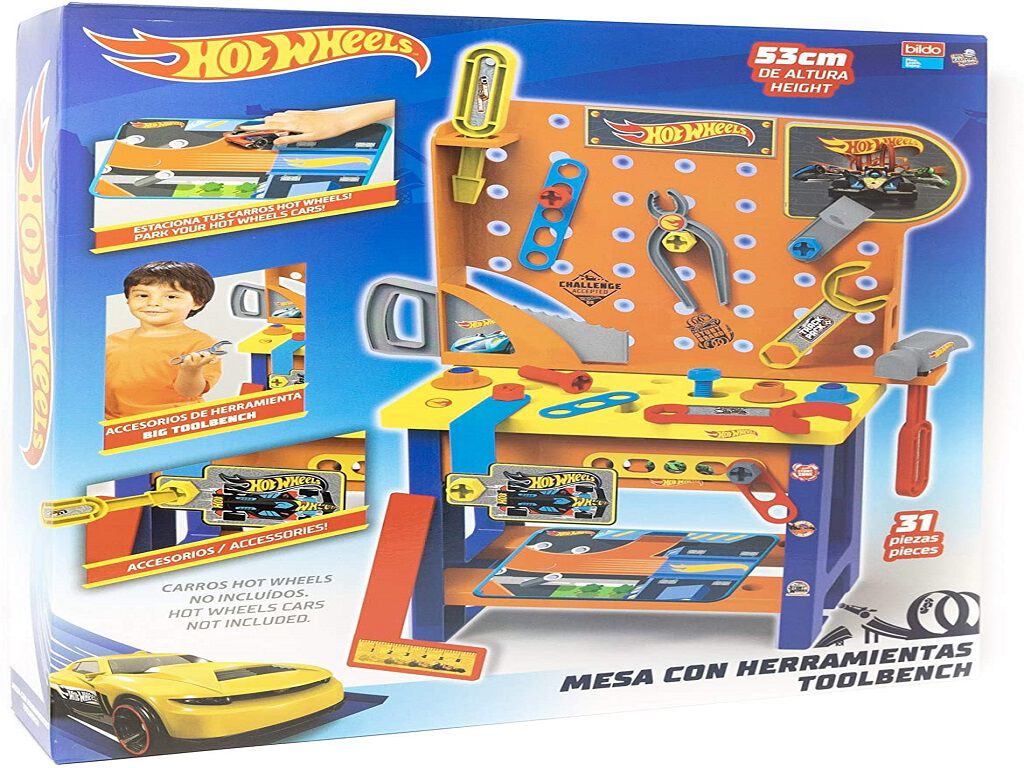 BANCADA HOT WHEELS DE FERRAMENTAS