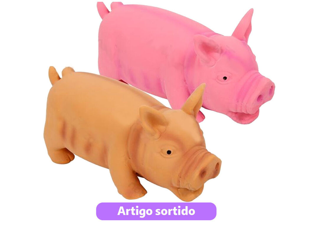 BRINQUEDO C&Atilde;O LATEX PORCO