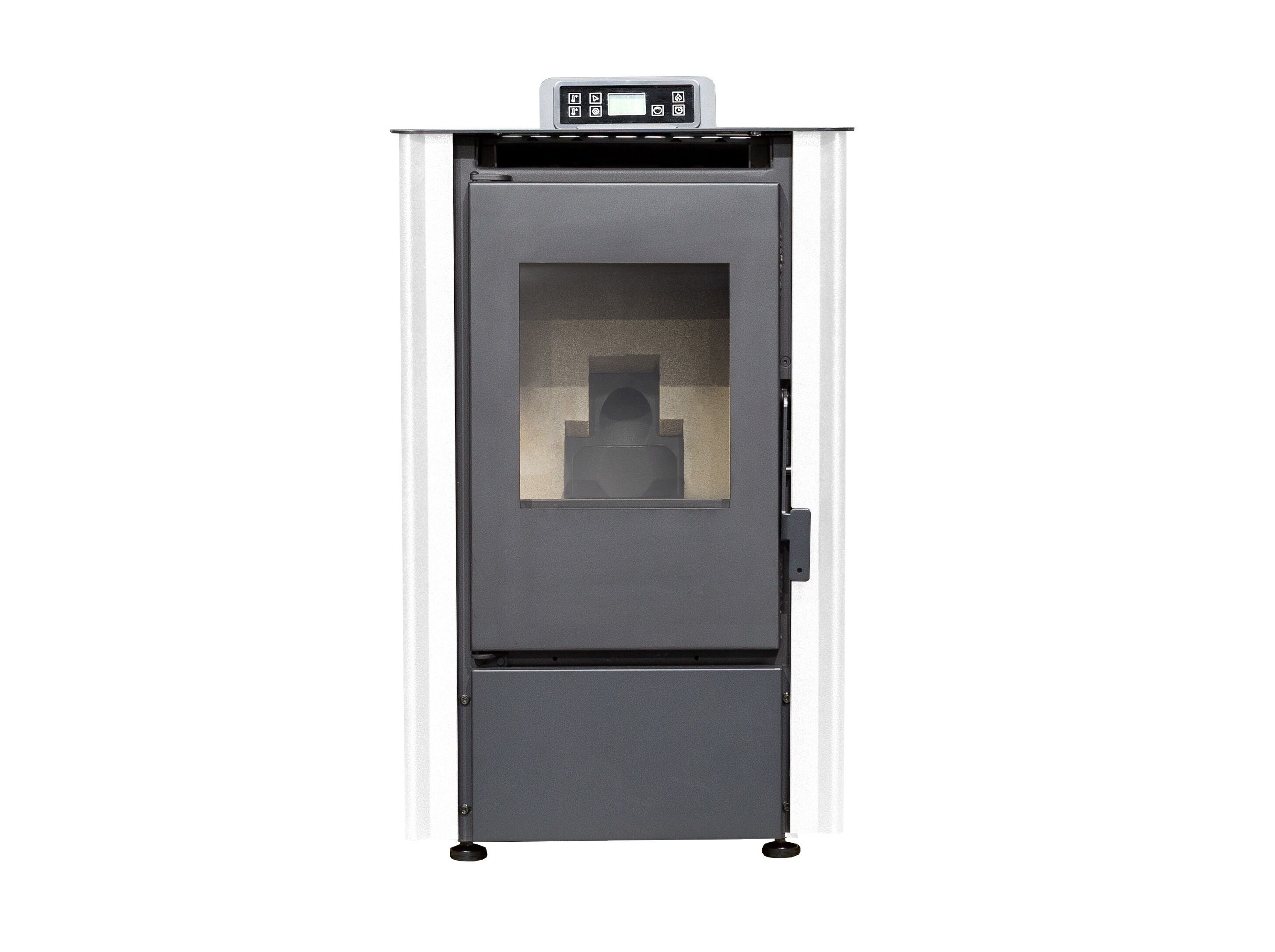 SALAMANDRA A PELLETS MEKKA SP BRANCO 6KW