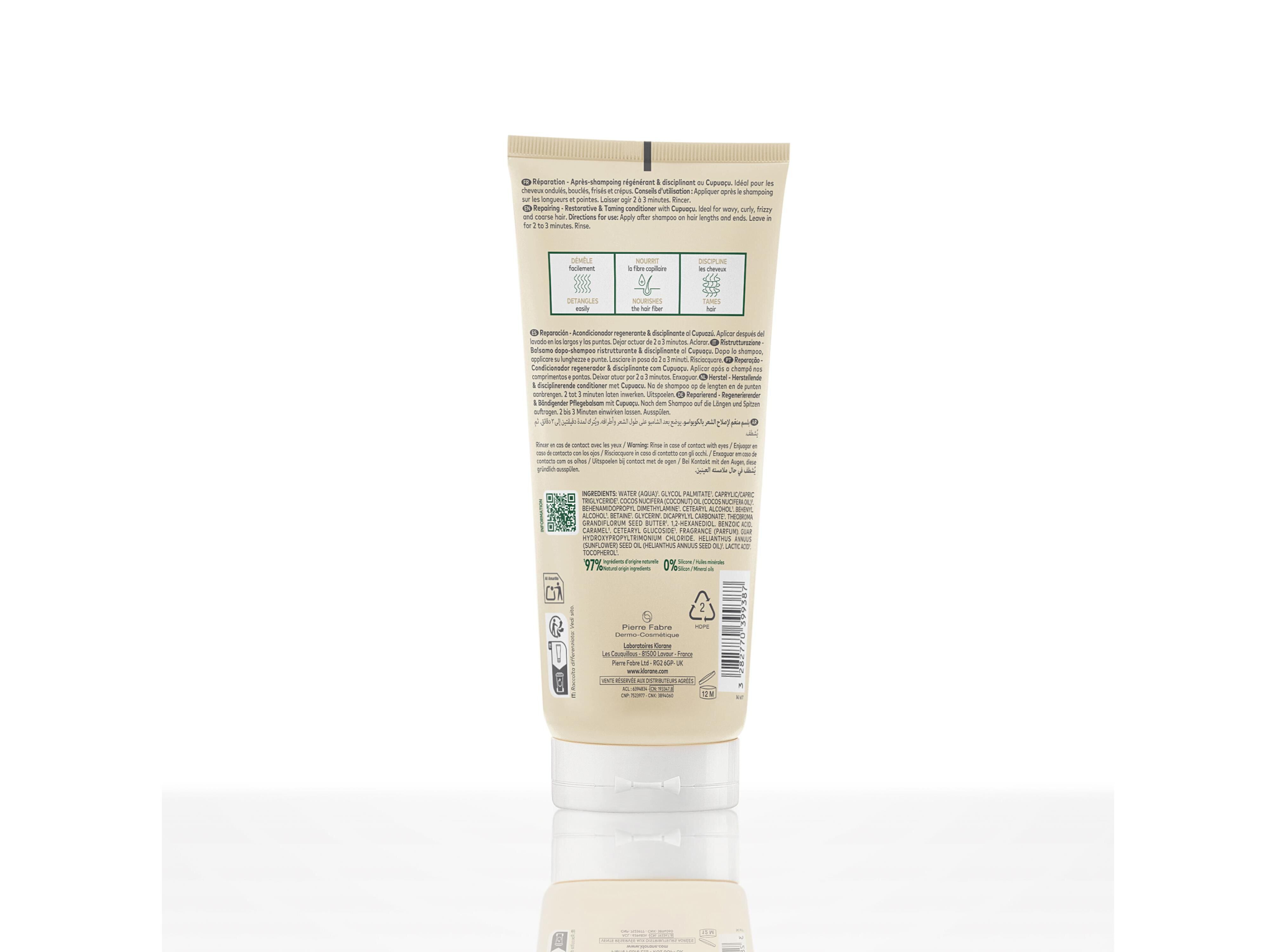 CONDICIONADOR KLORANE CUPUA&Ccedil;U 200ML image number 1