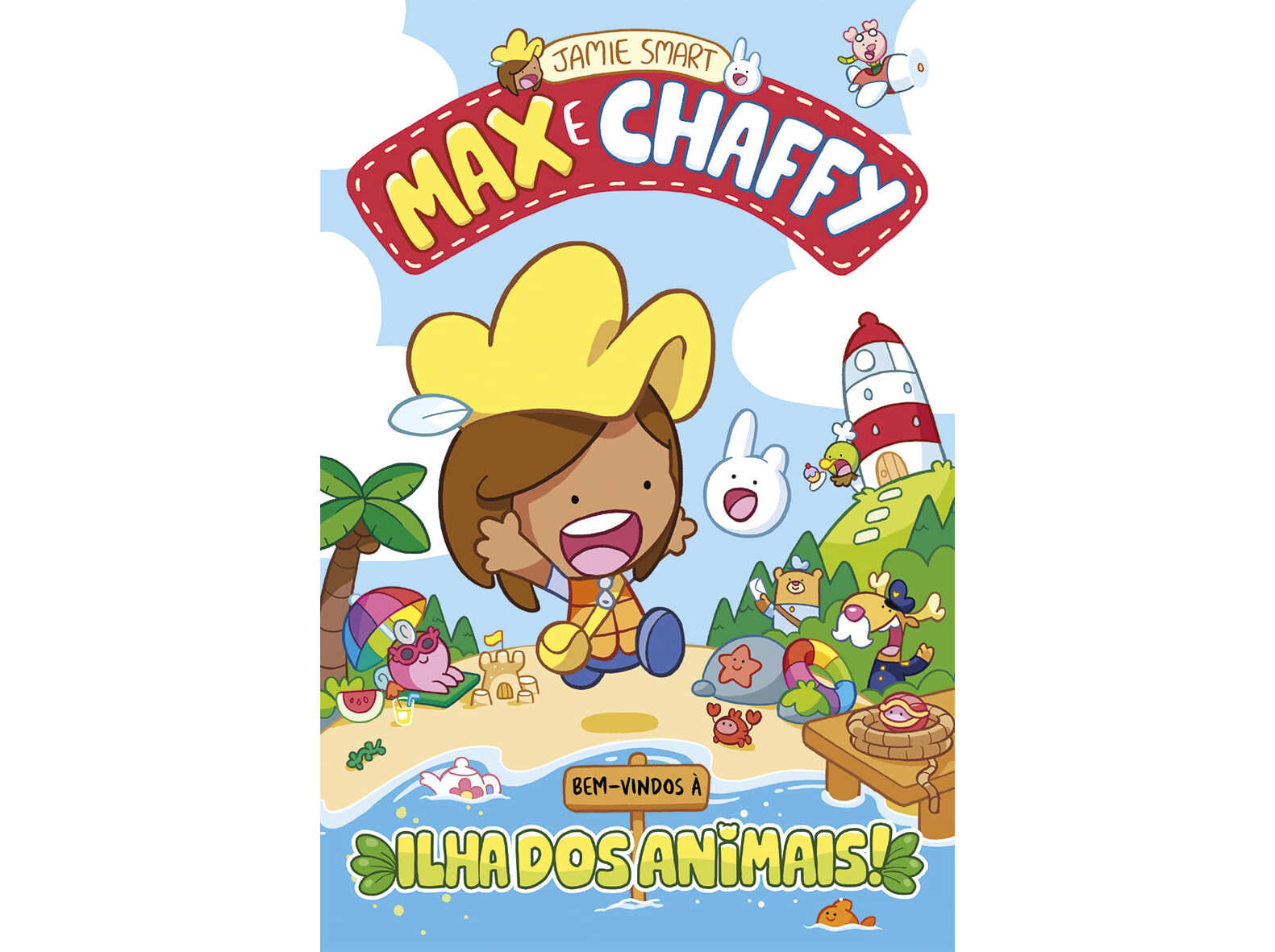 LIVRO MAX E CHAFFY - BEM-VINDO &Agrave; ILHA DOS ANIMAIS! image number 0