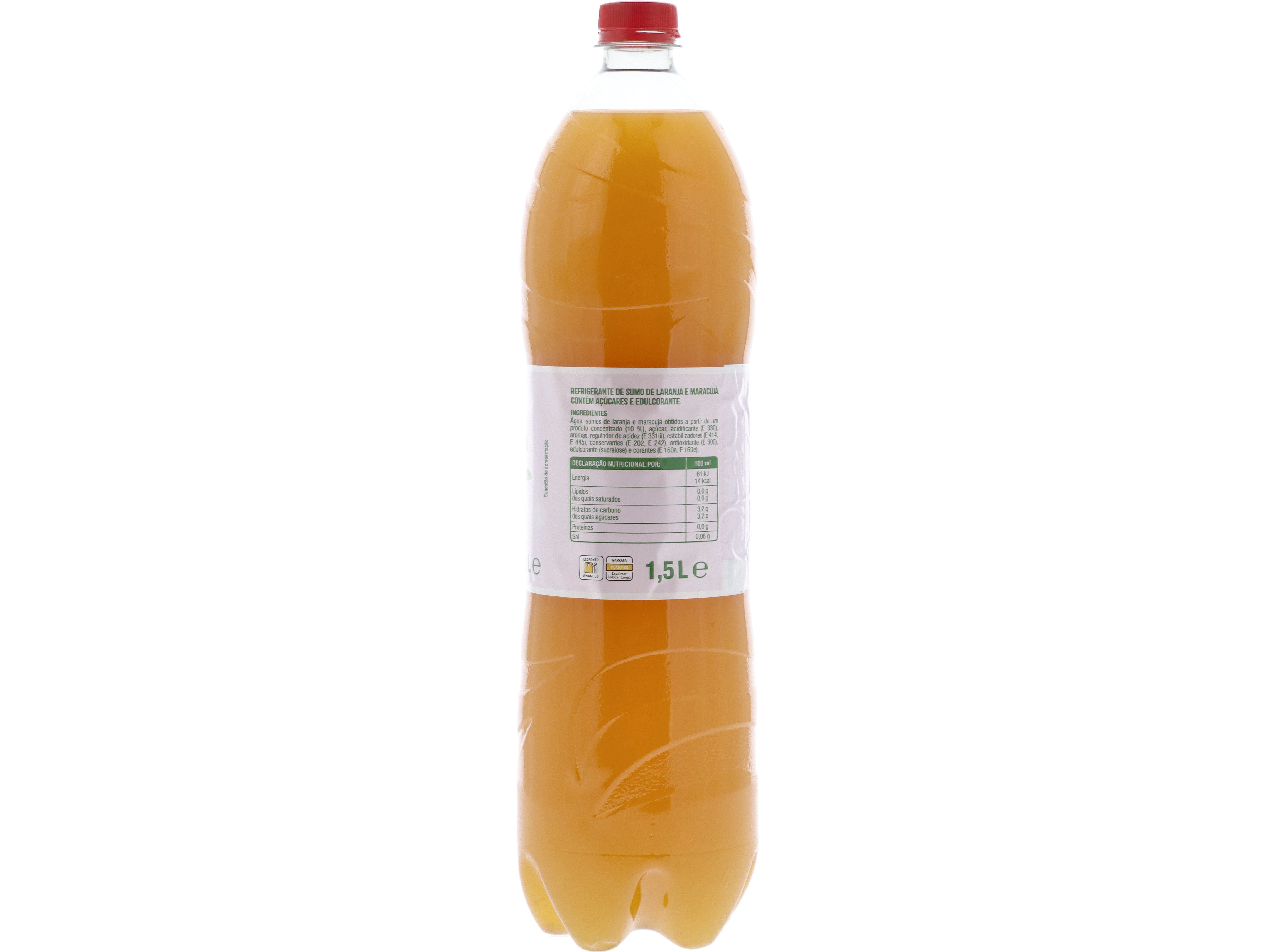 REFRIGERANTE S/G&Aacute;S AUCHAN LARANJA/MARACUJ&Aacute; 1.5L image number 1