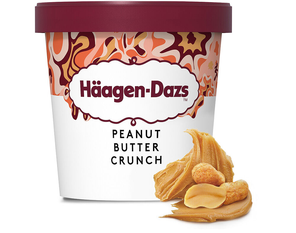 GELADO H&Auml;AGEN-DAZS PEANUT BUTTER CRUNCH 460ML